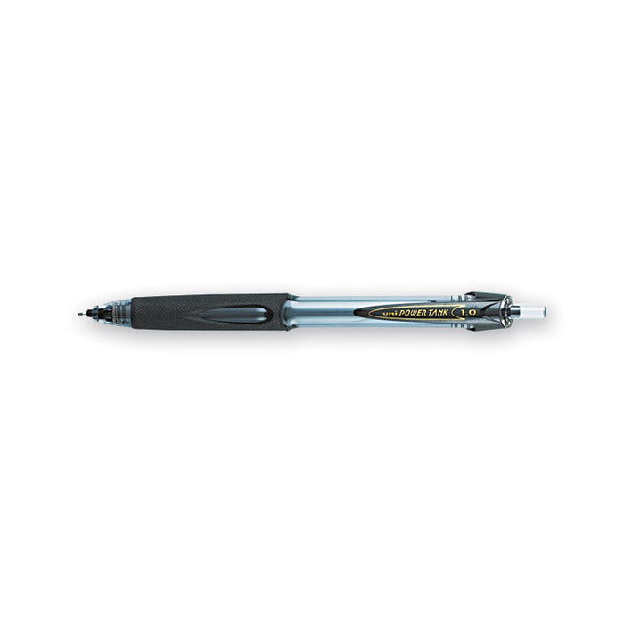 Power Tank RT Retractable Ballpoint Pen, 1mm, Black Ink, Smoke/Black Barrel, Dozen