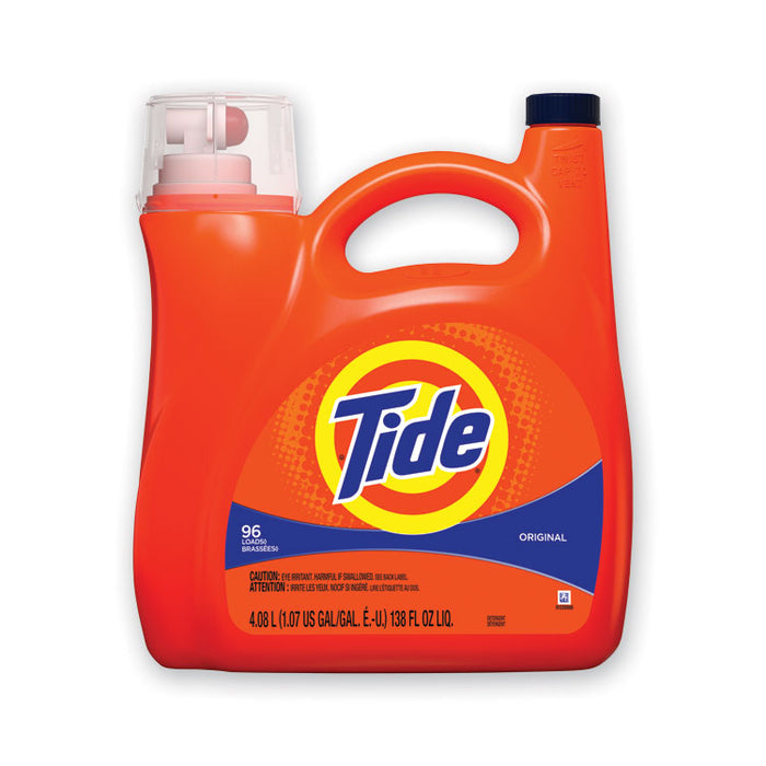 Liquid Laundry Detergent, Original, 96 Loads, 138 oz Pump Dispenser, 4/Carton