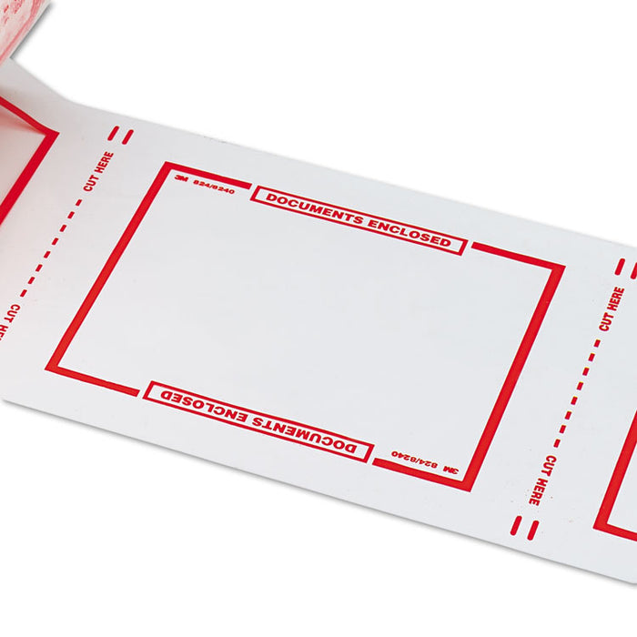 Pouch Tape, 3" Core, 5" x 6", Transparent