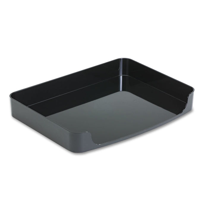 2200 Series Side-Loading Desk Tray, 1 Section, Letter Size Files, 13.63" x 10.25" x 2", Black