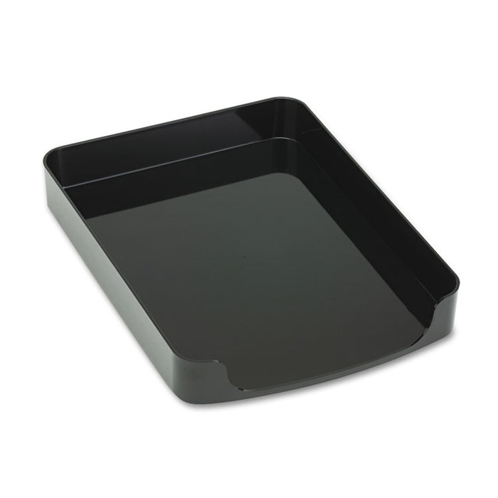 2200 Series Front-Loading Desk Tray, 1 Section, Letter Size Files, 10.25" x 13.63" x 2", Black