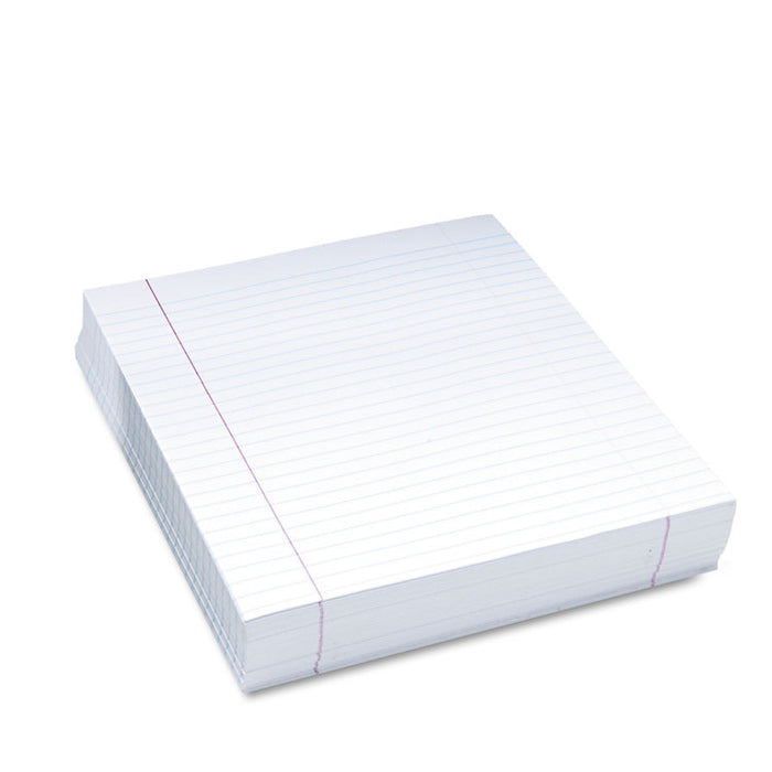 Composition Paper, 8.5 x 11, Wide/Legal Rule, 500/Pack
