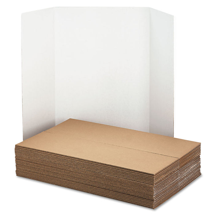 Spotlight Presentation Board, 48 x 36, White Front/Natural Kraft Back, 24/Carton
