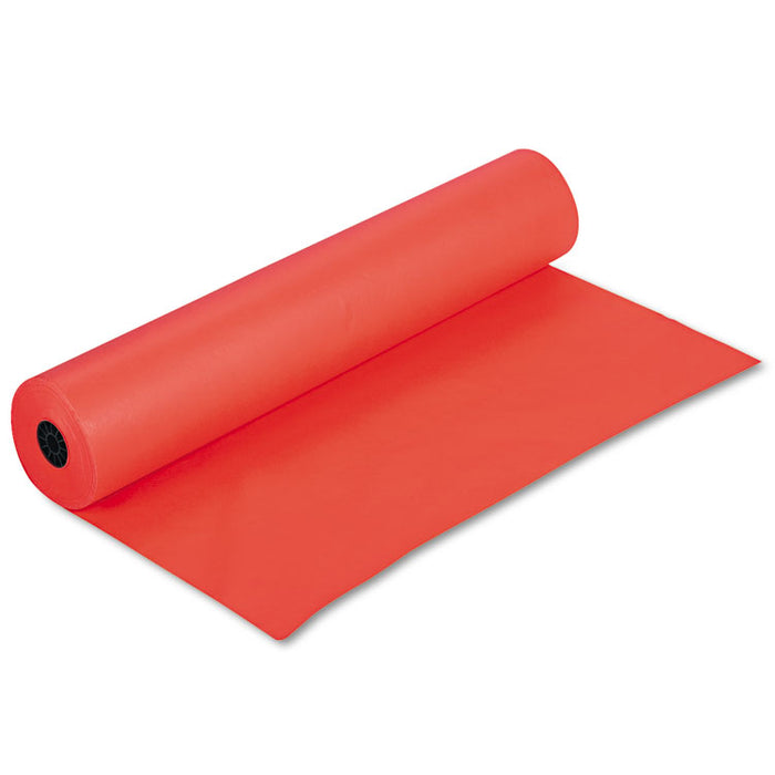 Rainbow Duo-Finish Colored Kraft Paper, 35 lb Wrapping Weight, 36" x 1,000 ft, Orange