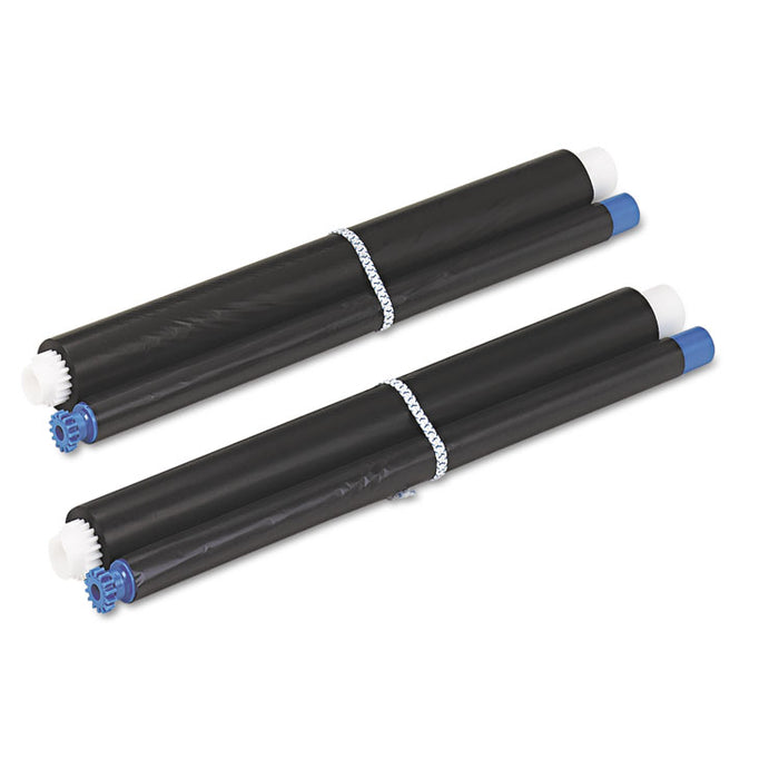 KX-FA91 Thermal Film Roll, 80 Page-Yield, Black, 2/Box