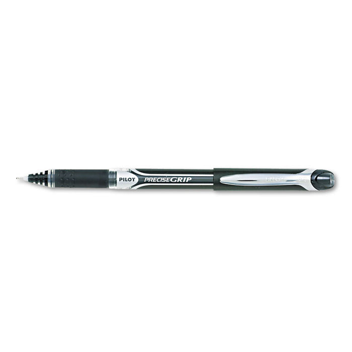 Precise Grip Roller Ball Pen, Stick, Bold 1 mm, Black Ink, Black Barrel