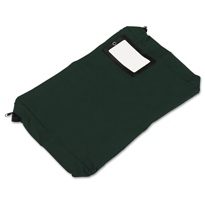 Expandable Dark Green Transit Sack, 18w x 4d x 14h