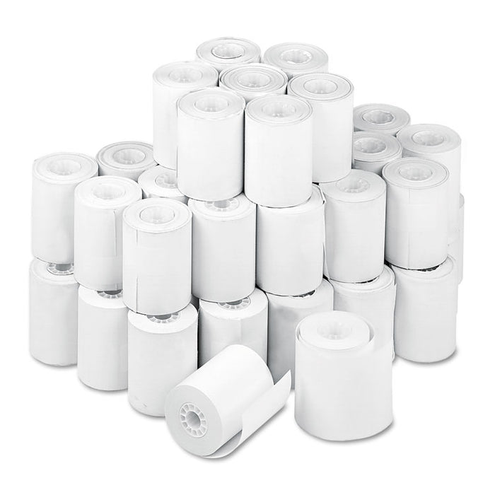 Direct Thermal Printing Thermal Paper Rolls, 2.25" x 80 ft, White, 50/Carton