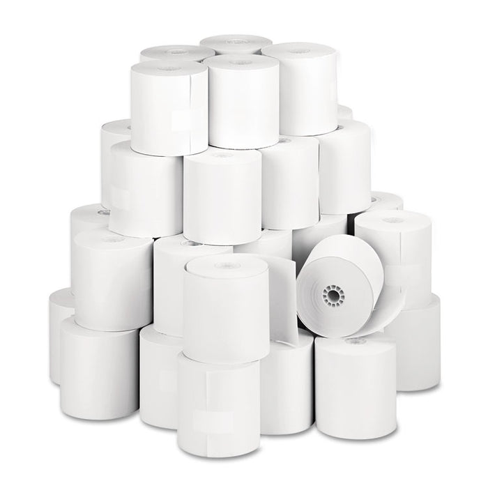 Direct Thermal Printing Thermal Paper Rolls, 3.13" x 273 ft, White, 50/Carton