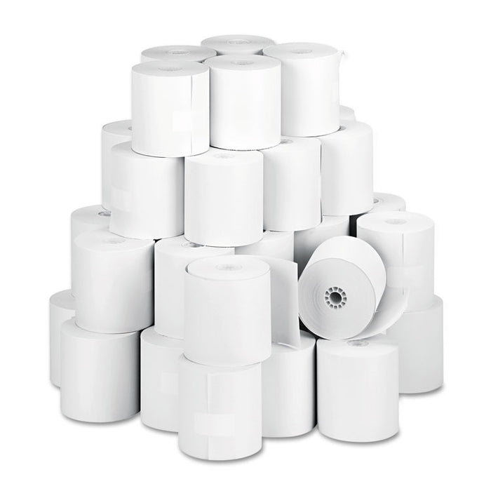 Impact Bond Paper Rolls, 3" x 150 ft, White, 50/Carton