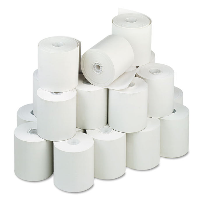 Direct Thermal Printing Thermal Paper Rolls, 3" x 225 ft, White, 24/Carton