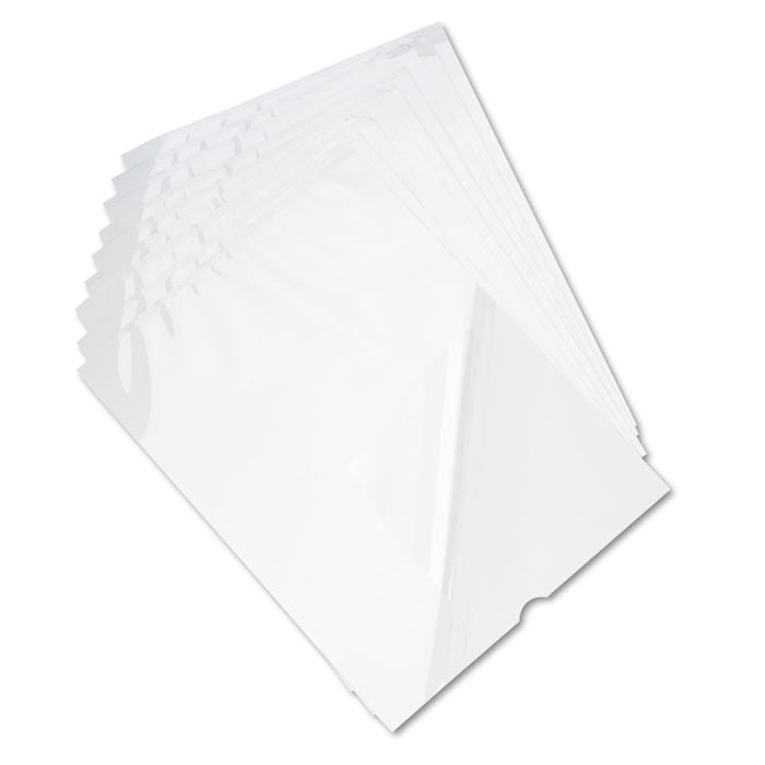 Document Carrier for Copying, Scanning, Faxing, 8 1/2" x 11", Clear, 10/Pack