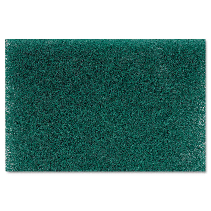 Heavy-Duty Scour Pad, 6 x 9, Green 15/Carton