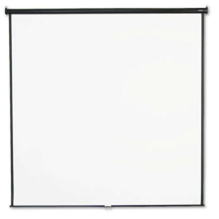 Wall or Ceiling Projection Screen, 96 x 96, White Matte Finish