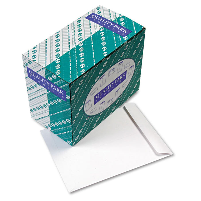 Catalog Envelope, 28 lb Bond Weight Paper, #13 1/2, Square Flap, Gummed Closure, 10 x 13, White, 250/Box