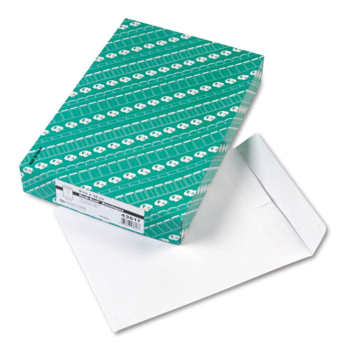 Redi-Seal Catalog Envelope, #12 1/2, Cheese Blade Flap, Redi-Seal Adhesive Closure, 9.5 x 12.5, White, 100/Box