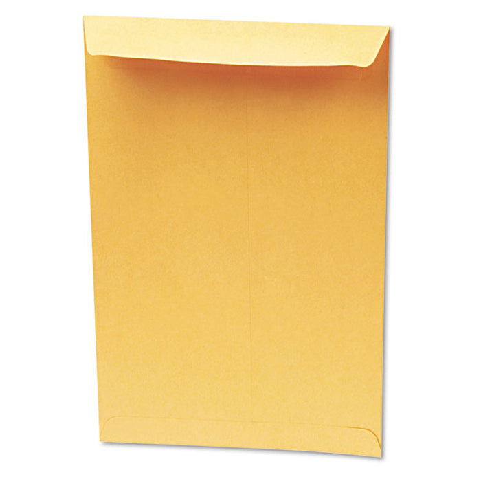 Redi-Seal Catalog Envelope, #13 1/2, Cheese Blade Flap, Redi-Seal Adhesive Closure, 10 x 13, Brown Kraft, 100/Box