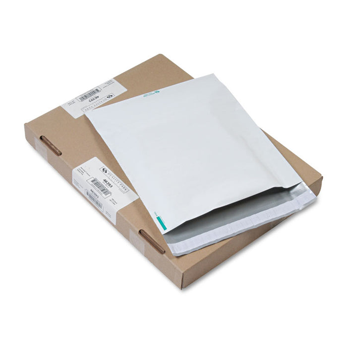 Redi-Strip Poly Expansion Mailer, #5 1/4, Square Flap, Redi-Strip Adhesive Closure, 13 x 16, White, 100/Carton