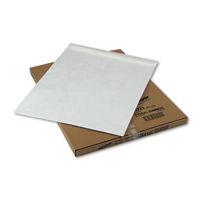 Catalog Mailers Made of DuPont Tyvek, Redi-Strip Closure, 18 x 23, White, 25/Box