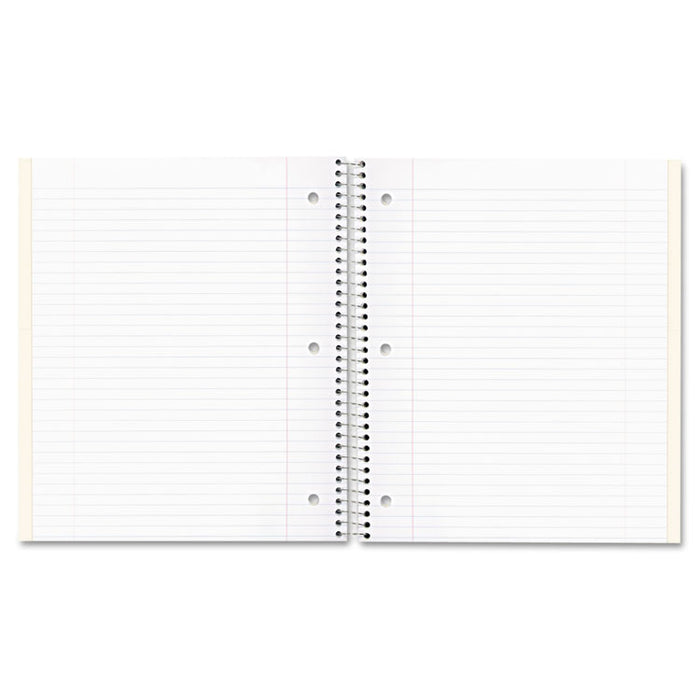 Three-Subject Wirebound Notebooks w/ Pocket Dividers, College Rule, Randomly Assorted Color Covers, 11 x 8.88, 120 Sheets