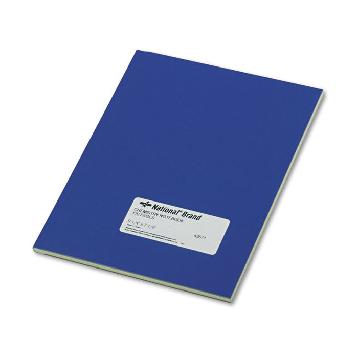 Chemistry Notebook, Narrow Rule, Blue Cover, 9.25 x 7.5, 60 Sheets