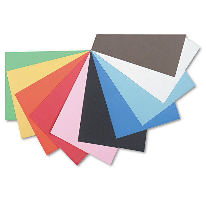Tru-Ray Construction Paper, 76 lb Text Weight, 12 x 18, Assorted Standard Colors, 50/Pack