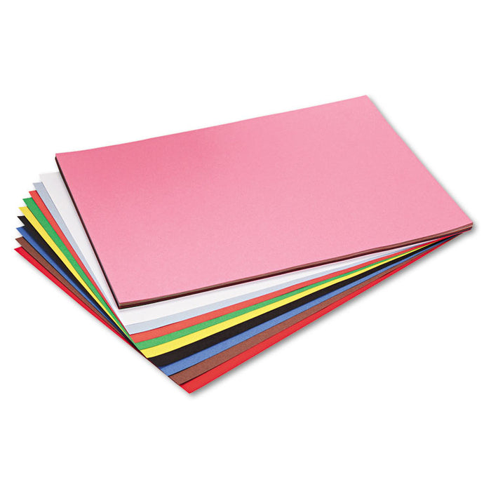 Riverside Construction Paper, 76lb, 18 x 24, Assorted, 50/Pack