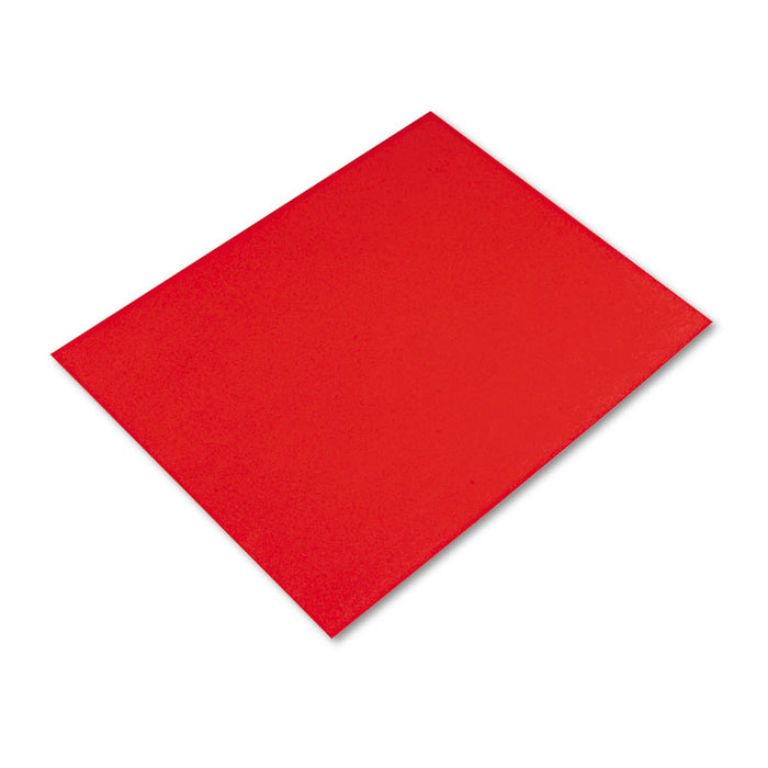 Four-Ply Railroad Board, 22 x 28, Red, 25/Carton