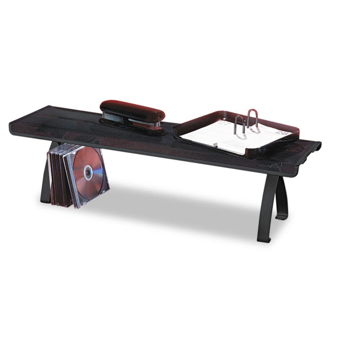 Wire Mesh Off-Surface Shelf, 26 x 7 x 7, Black