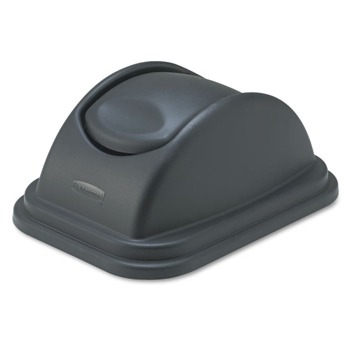 Rectangular Free-Swinging Plastic Lids, Black