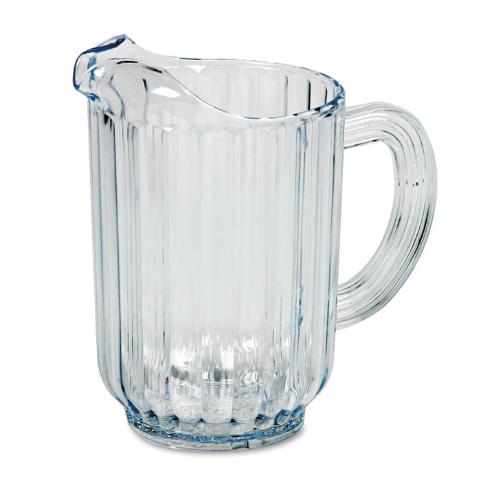 Bouncer Plastic Pitcher, 60oz, Clear