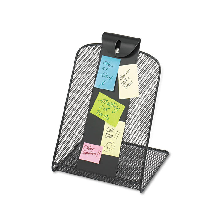 Onyx Mesh Copyholder w/Steel Ball Fastener, Black