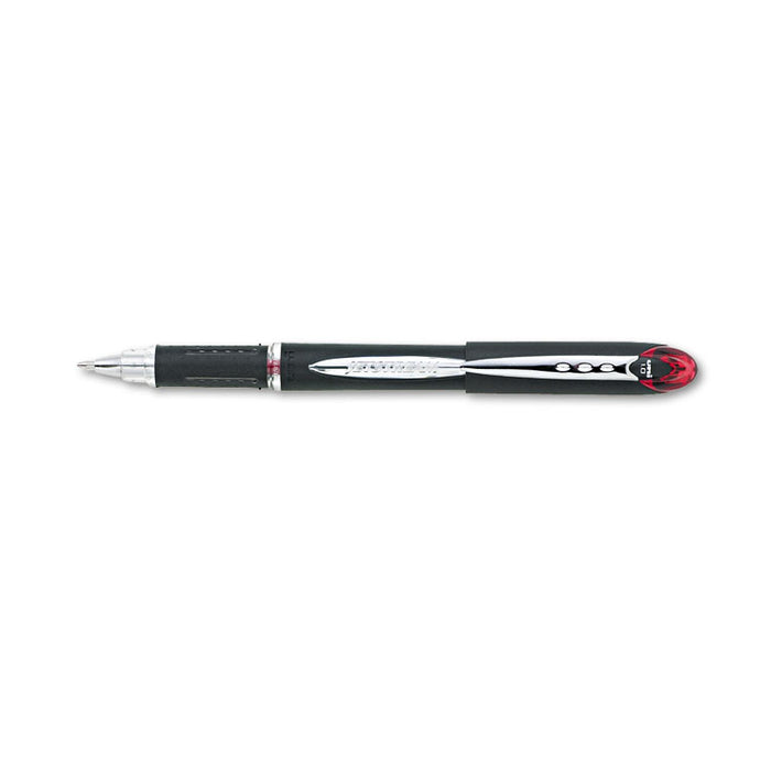 Jetstream Ballpoint Pen, Stick, Bold 1 mm, Red Ink, Black Barrel