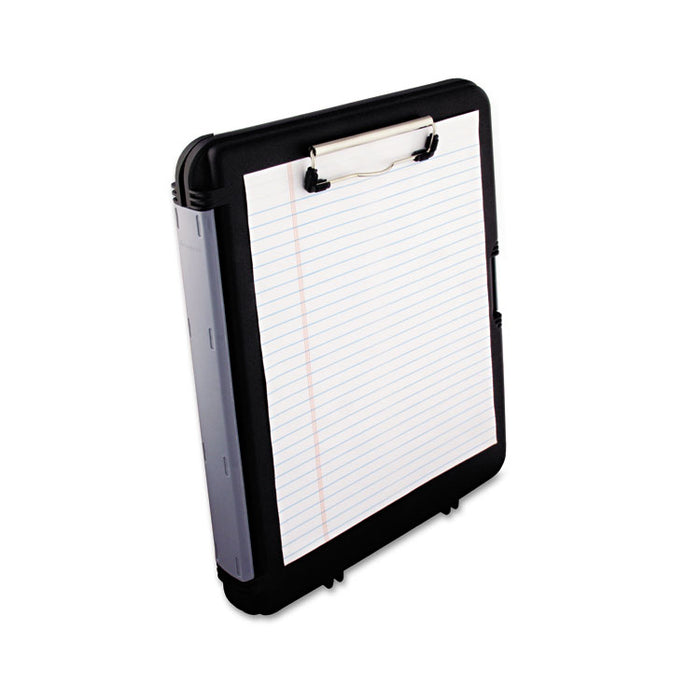 WorkMate II Storage Clipboard, 0.5" Clip Capacity, Holds 8.5 x 11 Sheets, Black/Charcoal