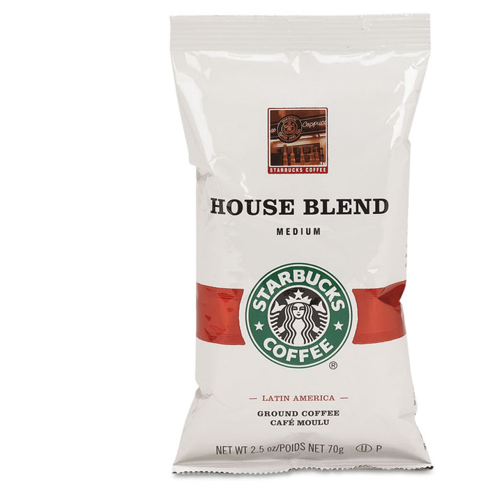 Coffee, Regular House Blend, 2.5oz Packet, 18/Box