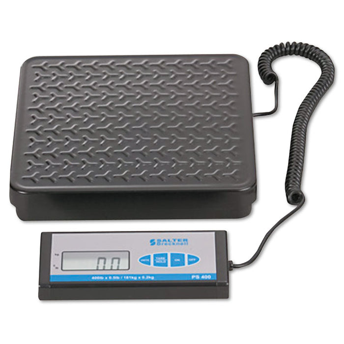 Bench Scale with Remote Display, 400lb Capacity, 12 1/5 x 11 7/10 Platform