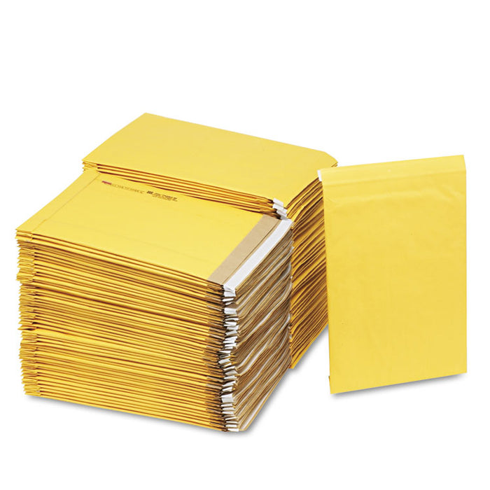 Jiffy Padded Mailer, #5, Paper Lining, Self-Adhesive Closure, 10.5 x 16, Natural Kraft, 100/Carton
