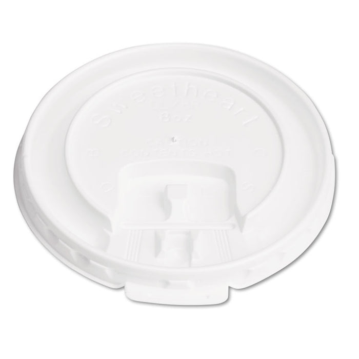 Lift Back & Lock Tab Cup Lids for Foam Cups, For SLOX8J, White, 2000/Carton