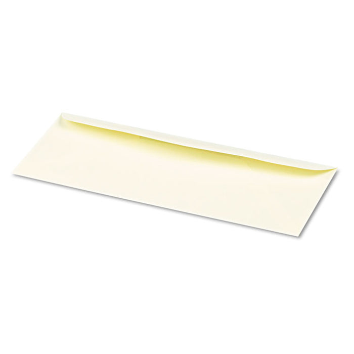 25% Cotton #10 Business Envelope, #10, Commercial Flap, Gummed Closure, 4.13 x 9.5, Ivory, 250/Box