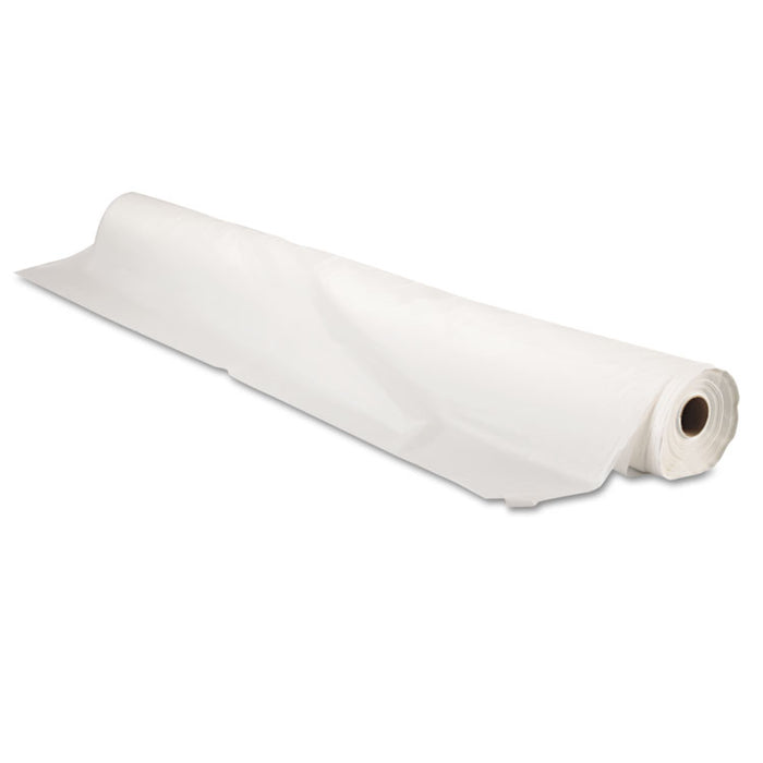 Bio-Degradable Plastic Table Cover, 40" x 300ft, White