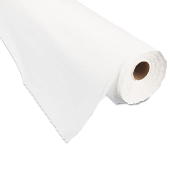 Bio-Degradable Plastic Table Cover, 40" x 300ft, White