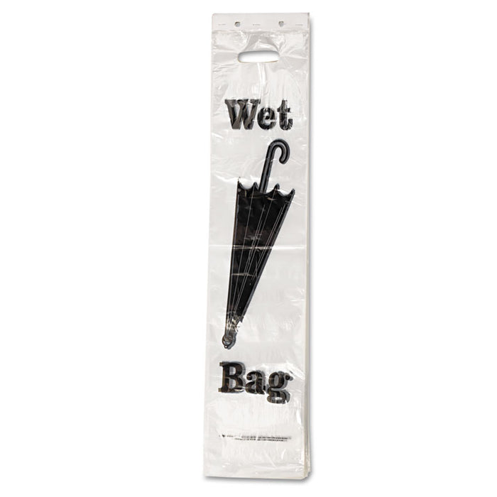 Wet Umbrella Bags, 7" x 31", Clear, 1,000/Box