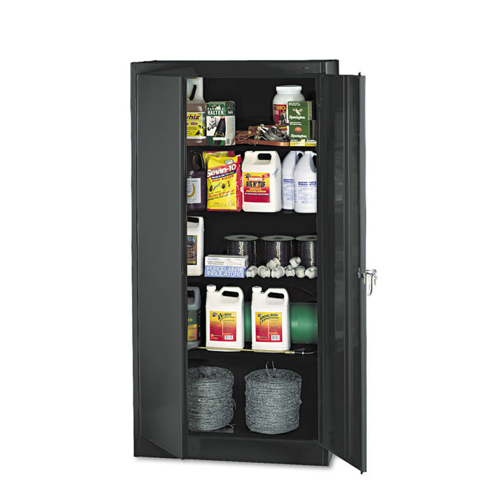 72" High Standard Cabinet, 36w x 18d x 72h, Black