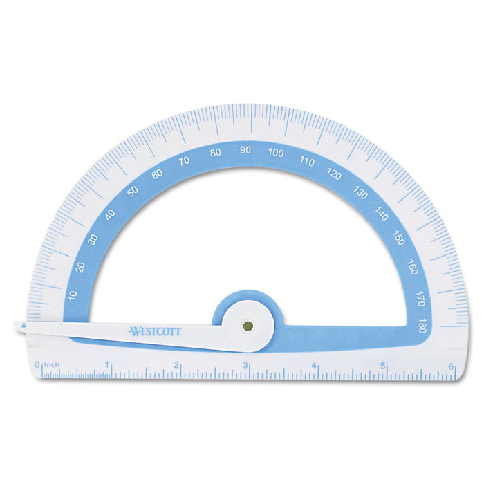 Soft Touch School Protractor With Microban Protection, Assorted Colors