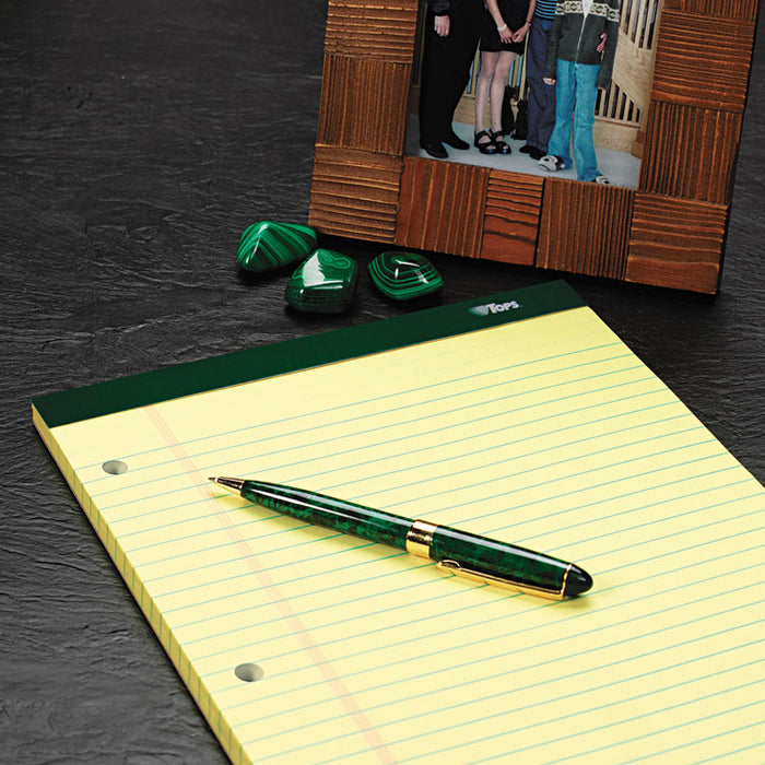 Double Docket Ruled Pads with Extra Sturdy Back, Wide/Legal Rule, 100 Canary-Yellow 8.5 x 11.75 Sheets