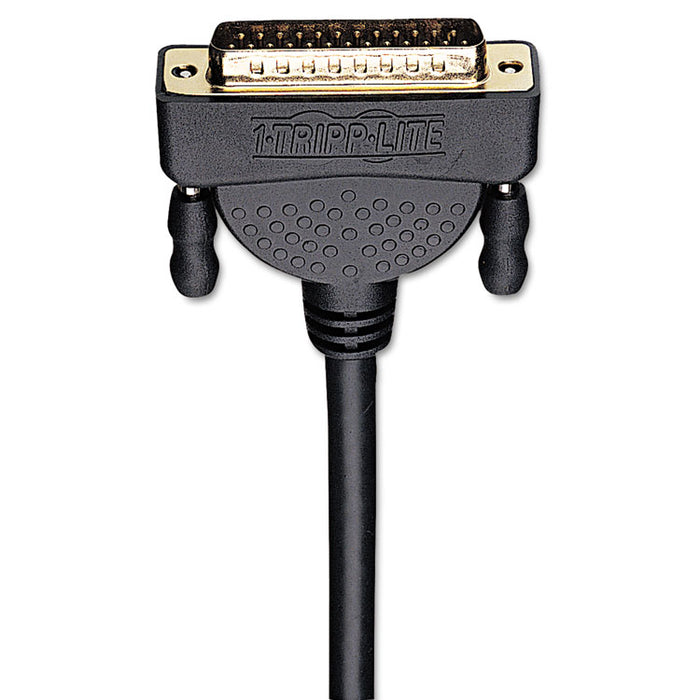 Null Modem Serial DB9 Serial Cable, DB9 to DB25 (F/M), 6 ft., Beige