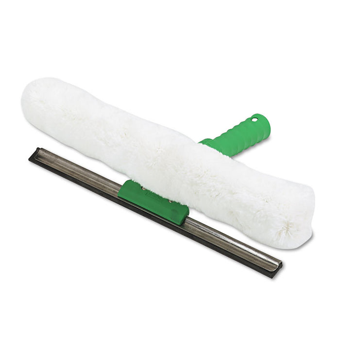 Visa Versa Squeegee & Strip Washer,10 Inches, Nylon/Rubber/Cloth, White/Green