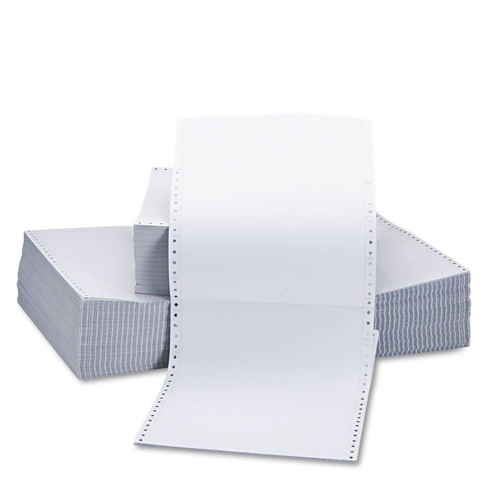 Printout Paper, 2-Part, 15lb, 9.5 x 11, White, 1, 650/Carton