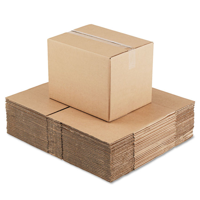 Fixed-Depth Shipping Boxes, Regular Slotted Container (RSC), 16" x 12" x 12", Brown Kraft, 25/Bundle