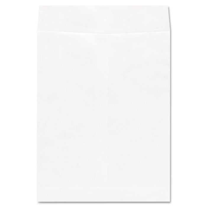 Deluxe Tyvek Envelopes, #13 1/2, Squar Flap, Self-Adhesive Closure, 10 x 13, White, 100/Box